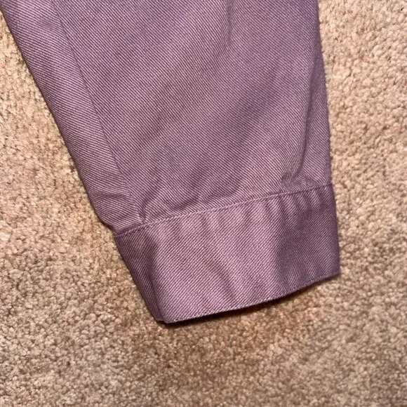 Christopher & Banks Dusty Purple Plum Heavy Cotton Barn Coat XL - Picture 5 of 11